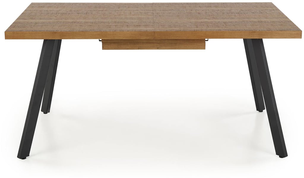 Rupert ruokapöytä jatkettava 160cm - 220cm, pähkinä/musta