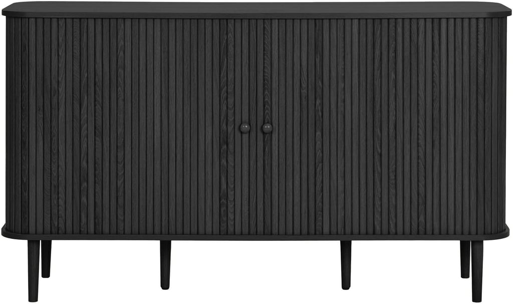 House Nordic senkki, 2 ovea, musta, 140x40x79 cm