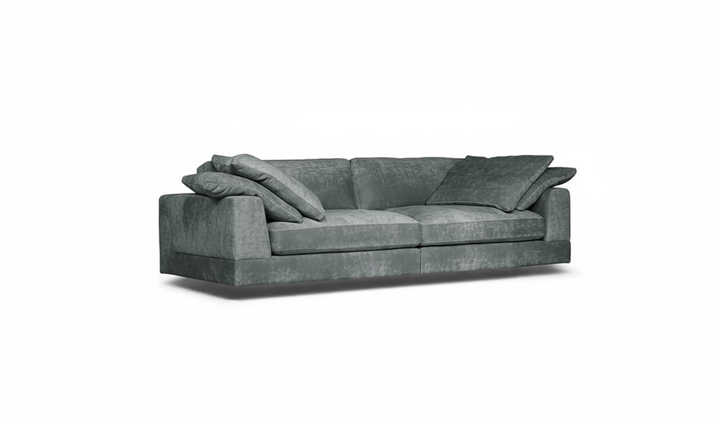 Infinity 3-istuttava sohva, Chameleon 807 harmaa