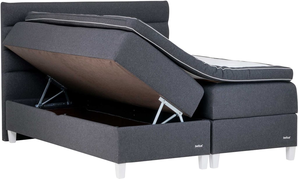 Bliss jenkkisänky 160 cm: Bliss 160 cm jenkkisänky tarjoaa täydellisen mukavuuden ja tyylin makuuhuoneeseen. Rentouttava patja, moderni muotoilu ja valkoiset jalat luovat harmonisen ilmeen.