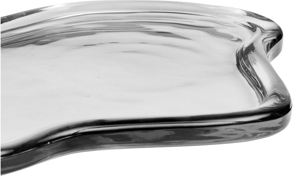 House Nordic tarjotin, lasi, savunharmaa, 30x21x1,5 cm