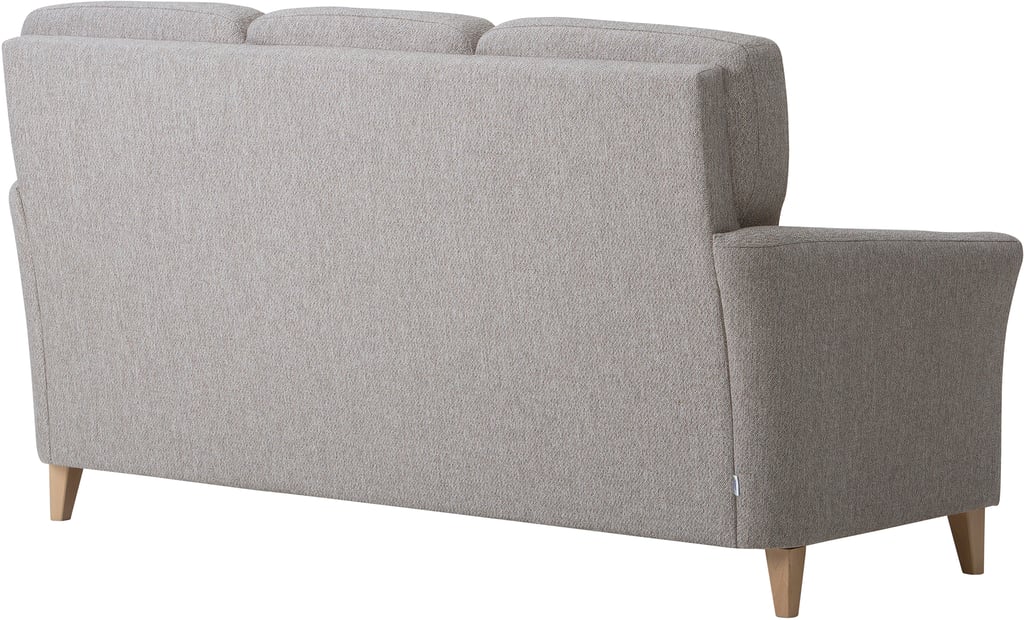 Lisa 3-istuttava sohva, beige: Moderni 3-istuttava sohva, muokattava ja dynaaminen, täydellinen olohuoneeseen. Tyylikäs muotoilu ja mukavuus yhdistyvät tässä monikäyttöisessä huonekalussa.