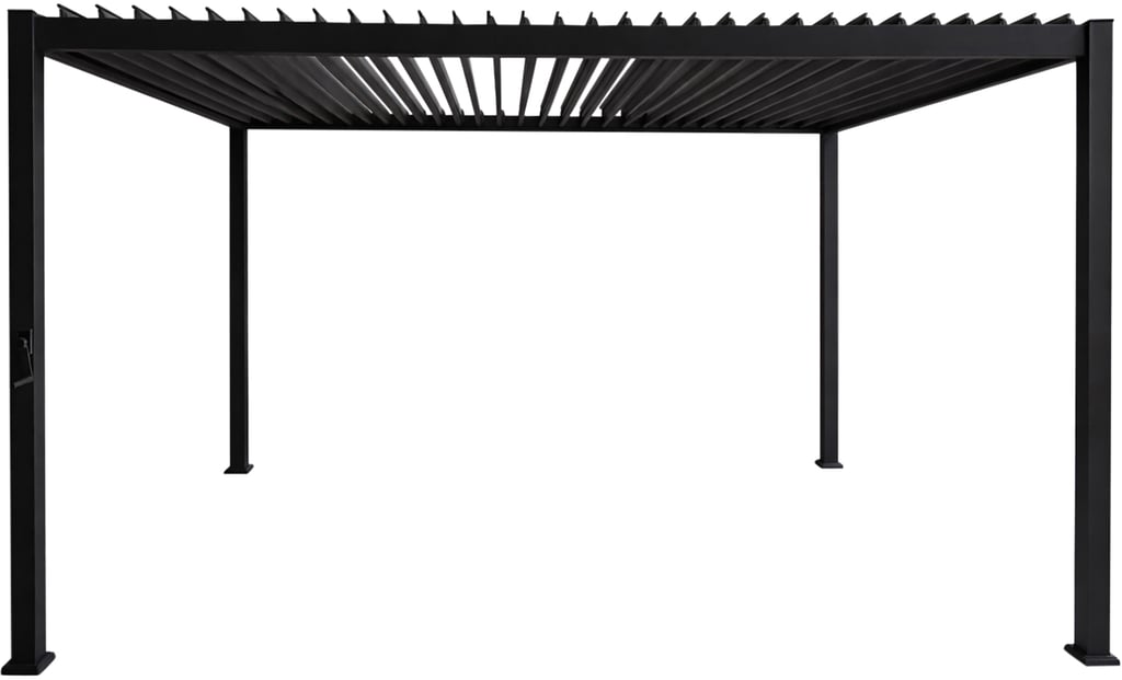 Nordic paviljonki 3x3m säleikkökatolla, musta