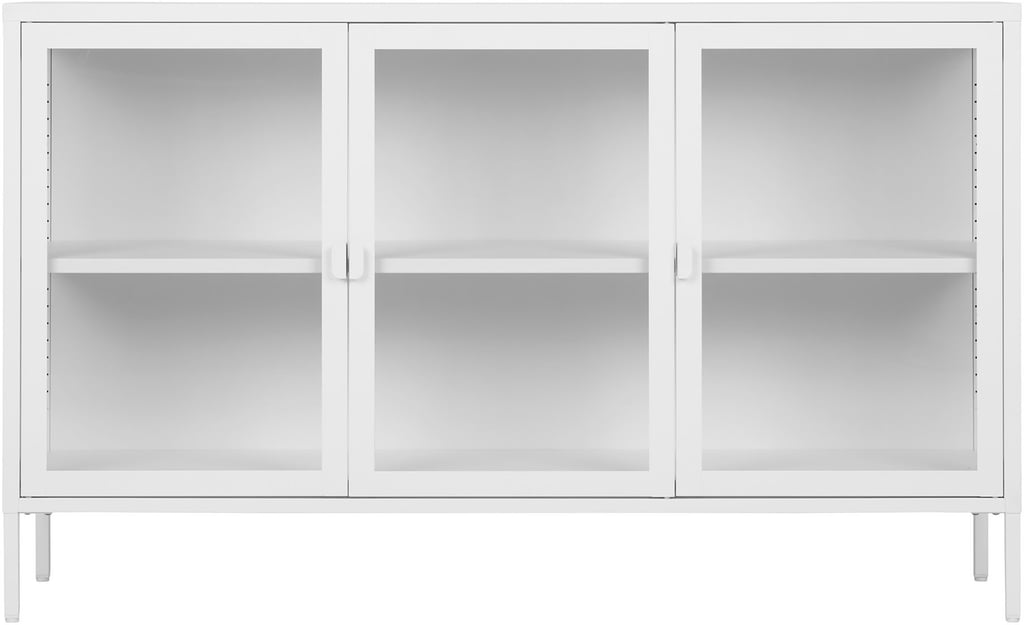 House Nordic Brisbane senkki 3-ovea 140x40x85 cm, valkoinen