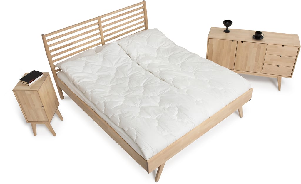Notte sänky 160 cm koivu lakattu