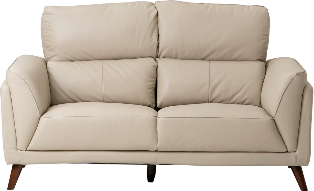 Amalfi 3+2-istuttava sohvakalusto beige nahka/keinonahka