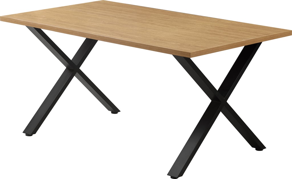 Cenni ruokapöytä 190x90 väri tammi/musta: Tyylikäs lankkupöytä kuudelle, mitat 190x90 cm, tammi-musta väri. Sopii täydellisesti moderniin ruokailutilaan. Kestävä ja käytännöllinen valinta.