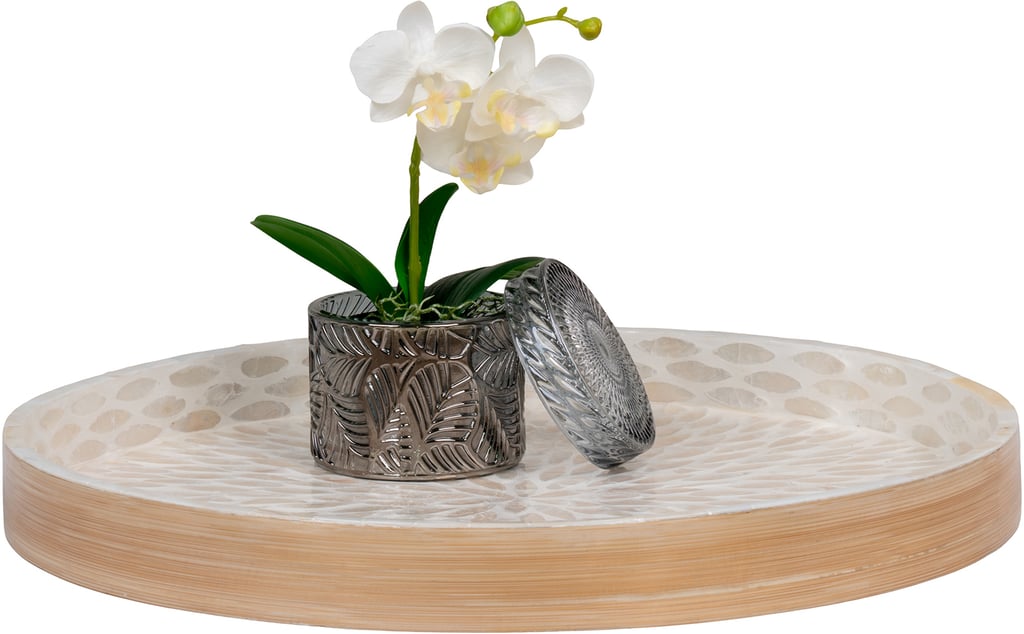 House nordic tarjoilualunen, bambu/capiz 40cm