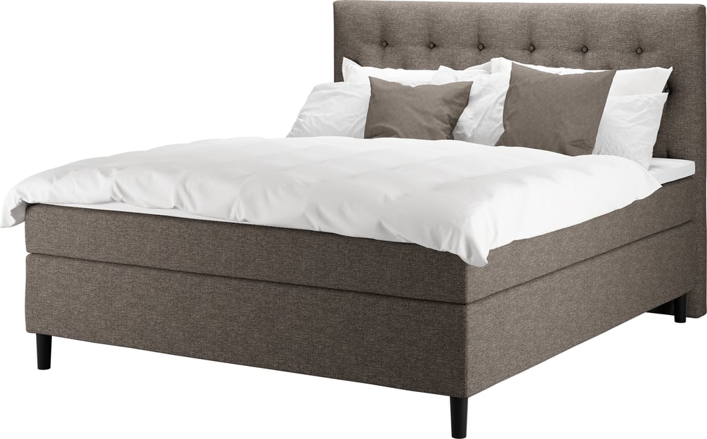 Wonderland Scala jenkkisänky 160x200 (medium) tummanruskea + Premium Hyperflex petauspatja + pääty