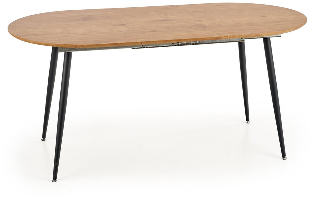 Rinne ruokapöytä jatkettava 120-160cm, tammi / musta