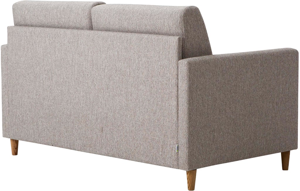 Nobe 2-istuttava vuodesohva 140cm beige, saarni jalka