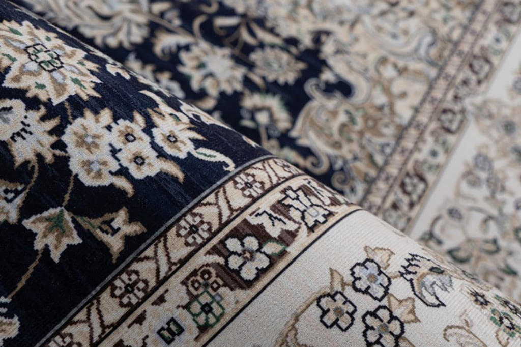Lalee Dunya matto 160x230 navy 101