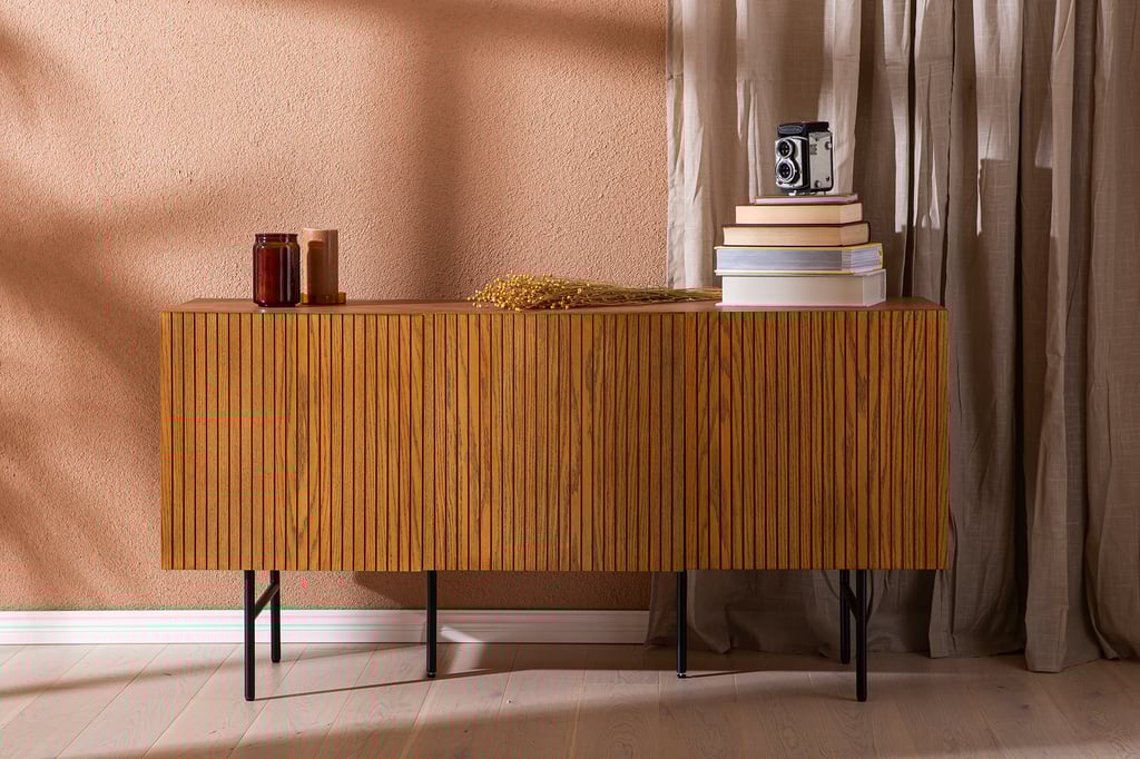 Björkön senkki matala 150x75 cm ruskea