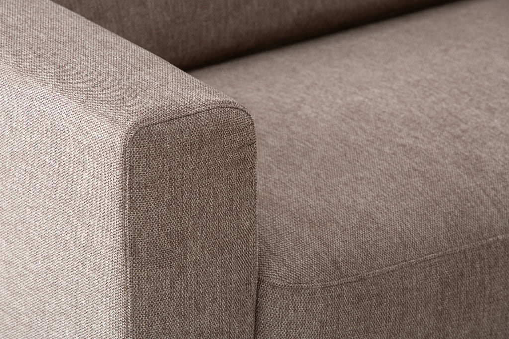 Portland Kulmasohva 2K3, beige: Tyylikäs Portland-kulmasohva beige väri, muokattava ja dynaaminen, täydellinen olohuoneeseen. Mukava istua ja sisustaa.