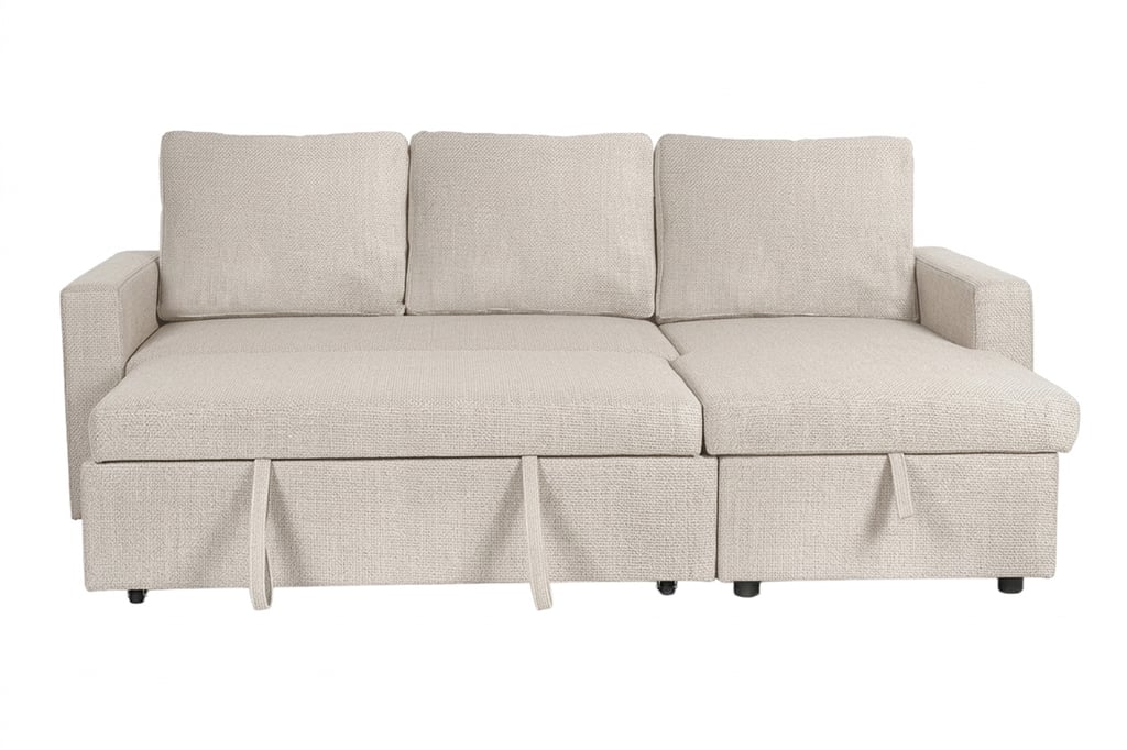 Stanley vuodedivaanisohva, beige (vaihdettava kätisyys)