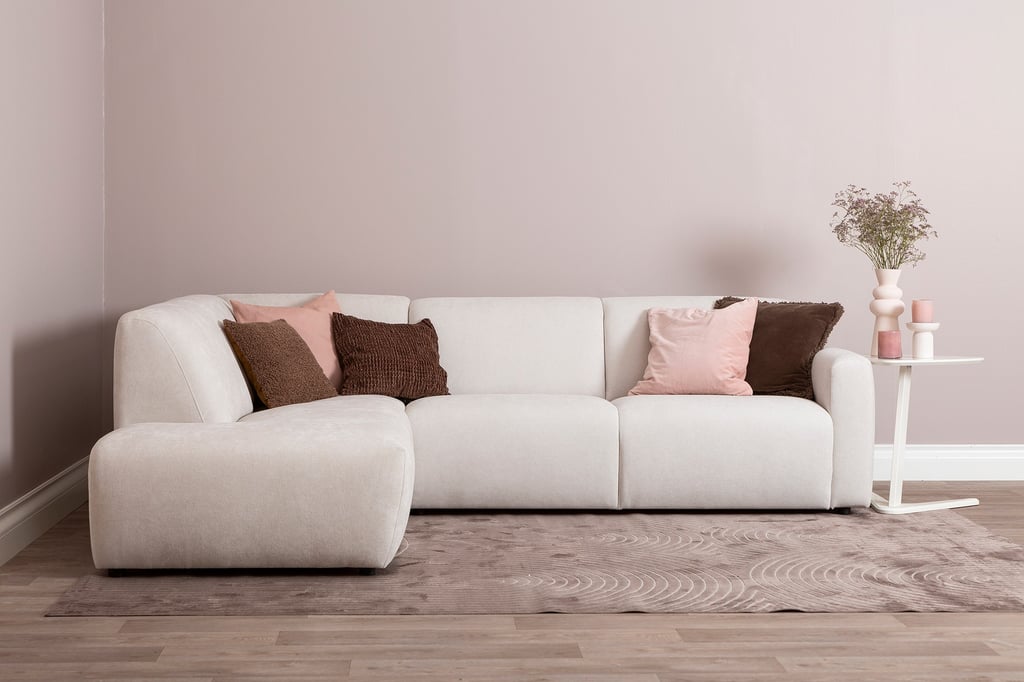 Basel avokulmasohva vasen, beige