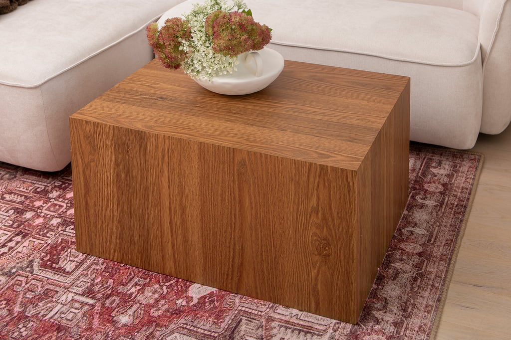 Reef sohvapöytä 80x60 american walnut: Tyylikäs Reef-sohvapöytä, jossa amerikkalainen pähkinäviilu. Sopii täydellisesti olohuoneen säilytysalustaksi ja sisustuselementiksi.