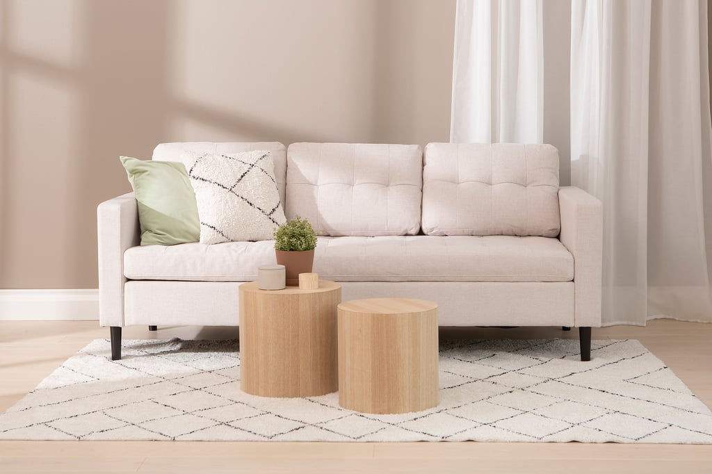 Tuotekuva jossa Bella 3-istuttava sohva beige