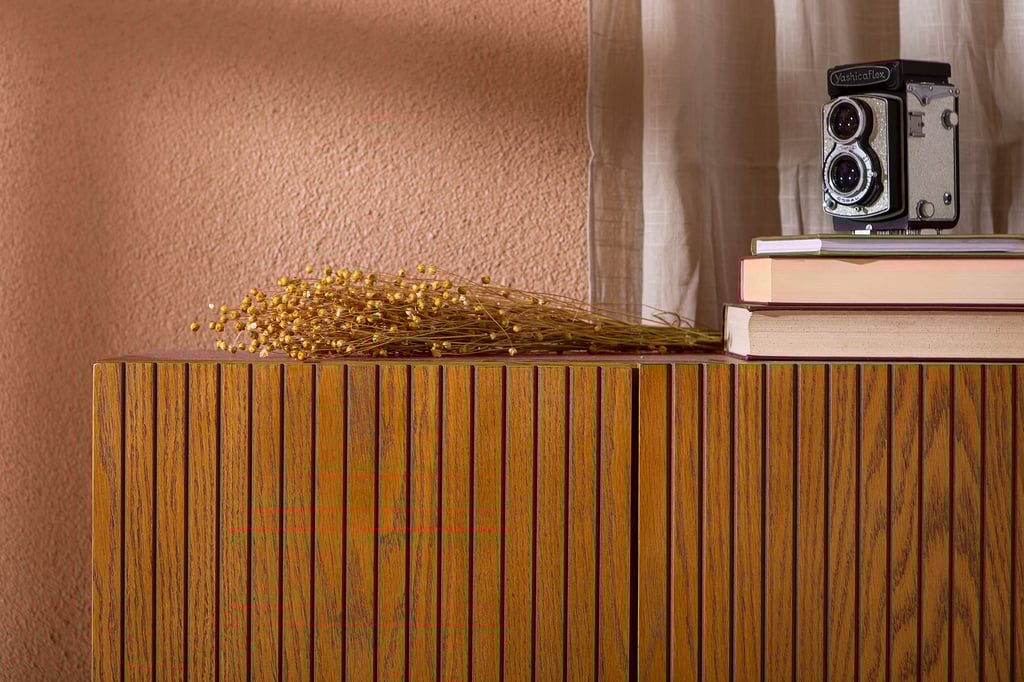 Björkön senkki matala 150x75 cm ruskea