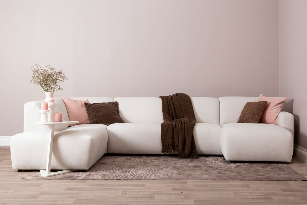 Basel u-kulmasohva vasen, beige