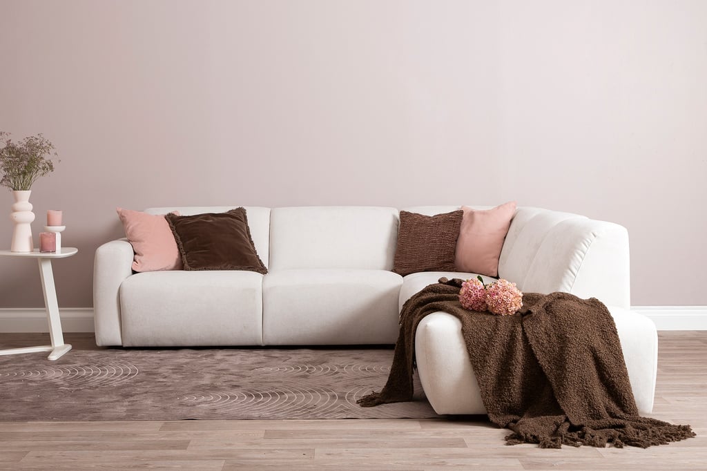 Basel avokulmasohva iso oikea, beige