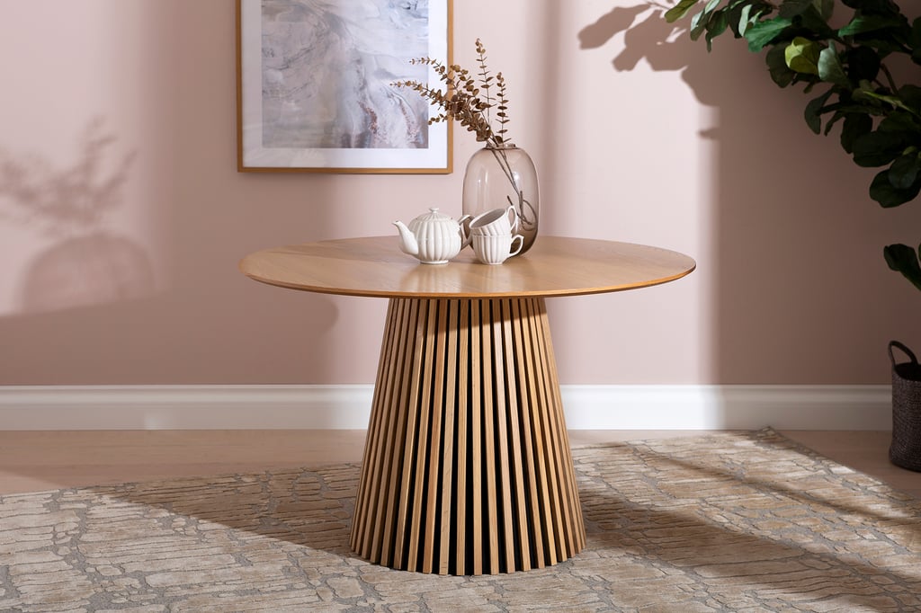 Metz pyöreä ruokapöytä 120cm natural tammi