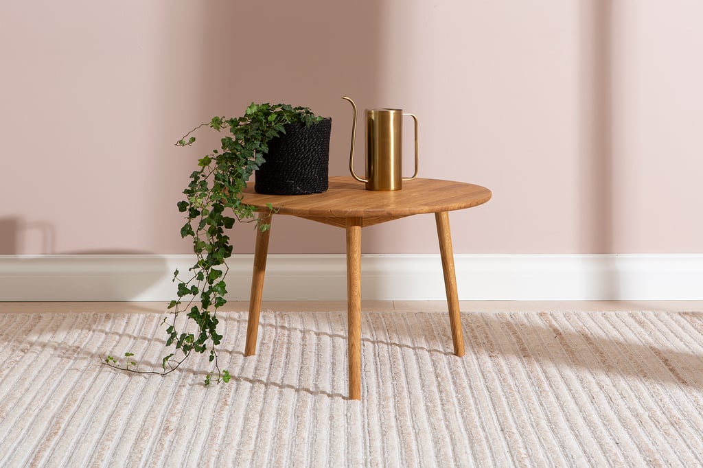 Ekholm sohvapöytä pyöreä 75cm, öljytty tammi