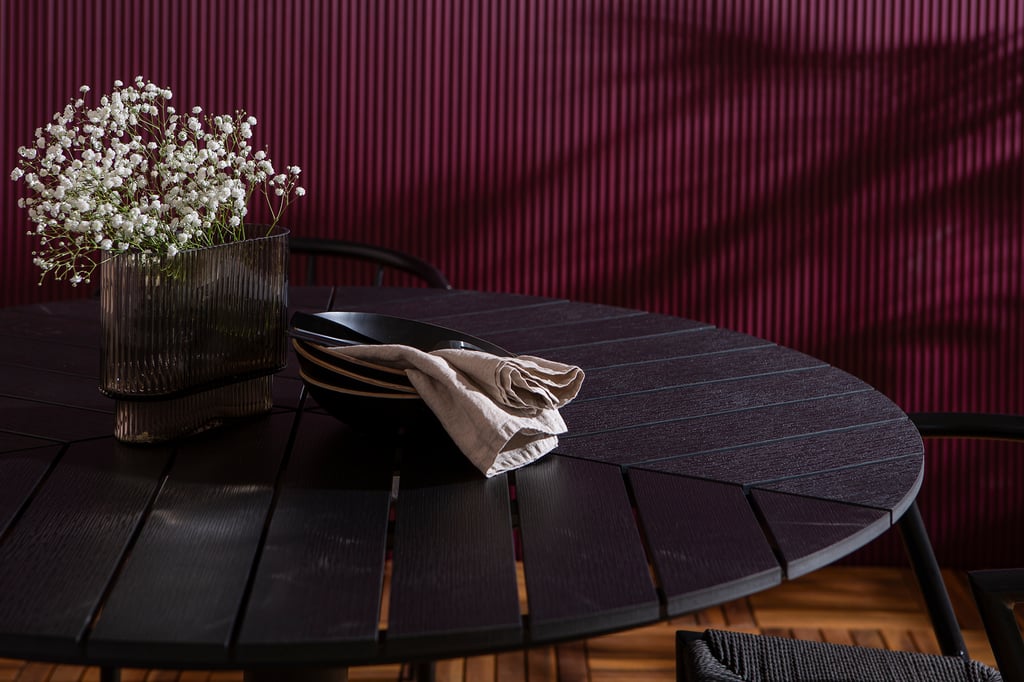 Sirena & Deco ruokailuryhmä pyöreä 120cm neljälle