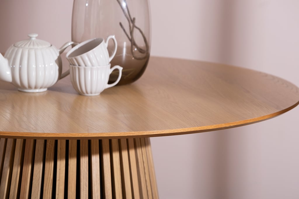 Metz pyöreä ruokapöytä 120cm natural tammi