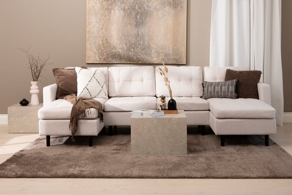 Tuotekuva jossa on Bella u-kulmasohva beige