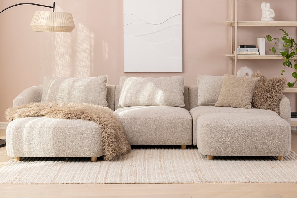 Boulevard u-kulmasohva, beige