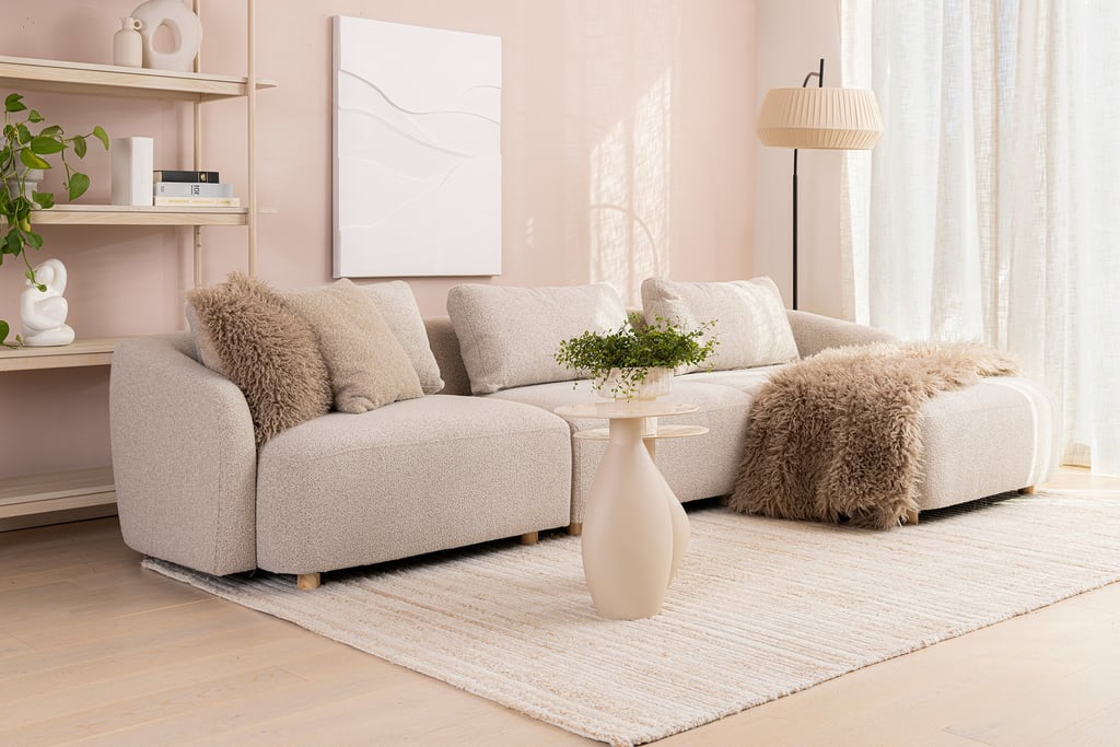Boulevard jättidivaani, oikea, beige