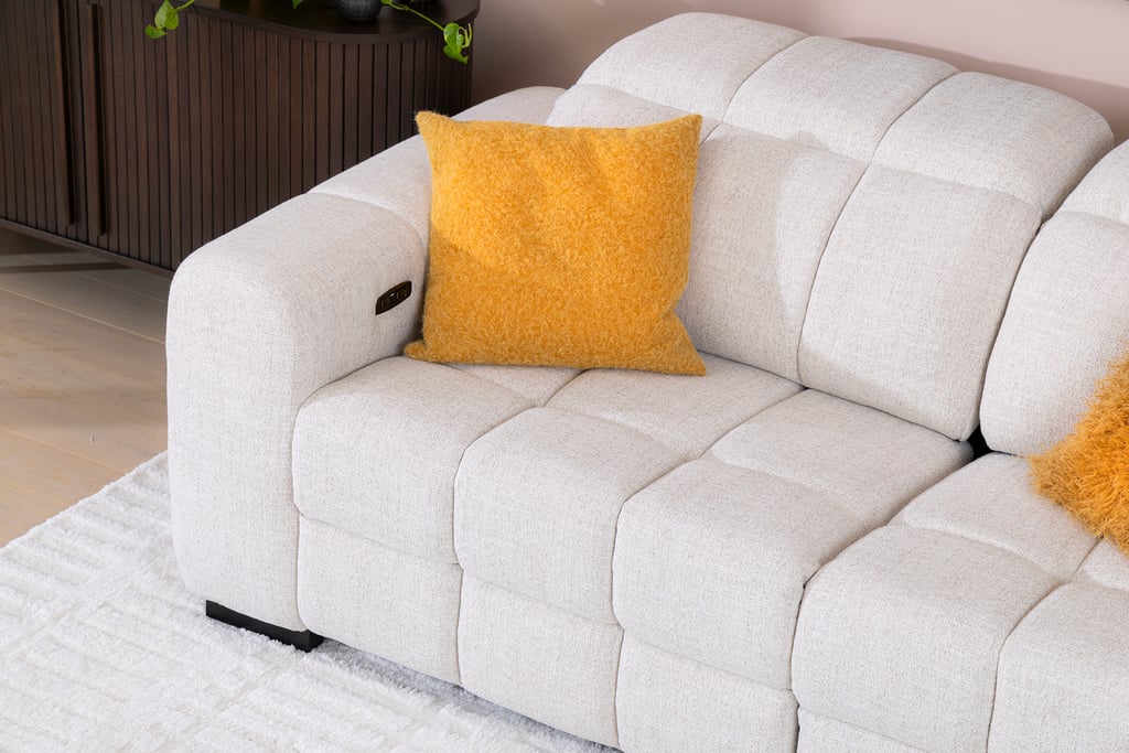 Loungea Nordby 3-istuttava mekanismisohva monique linen harmaa