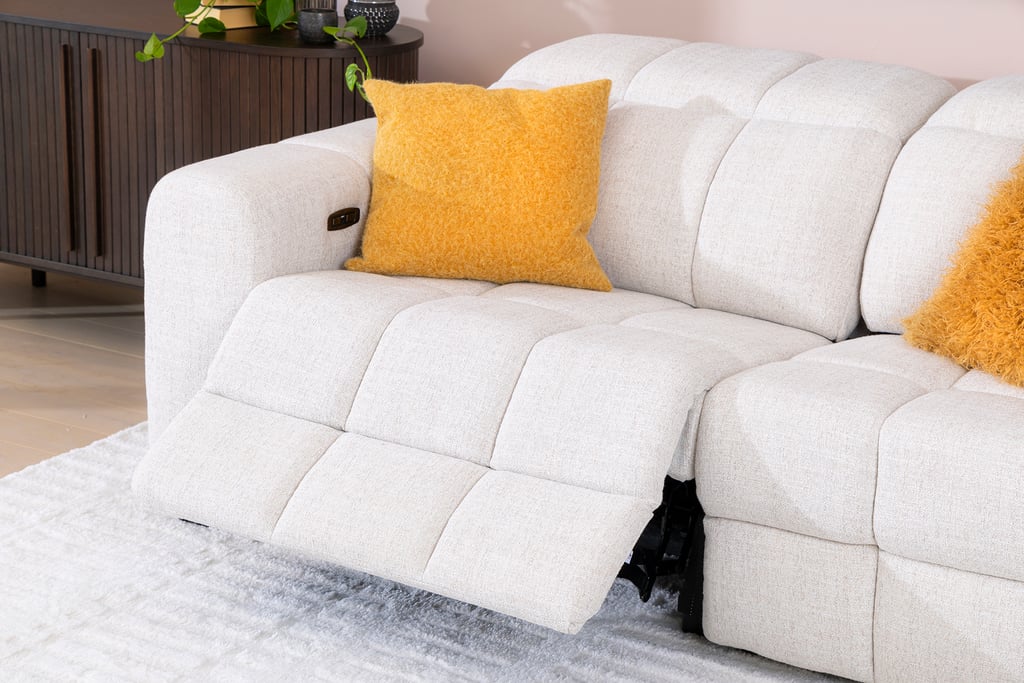 Loungea Nordby 3-istuttava mekanismisohva monique linen harmaa