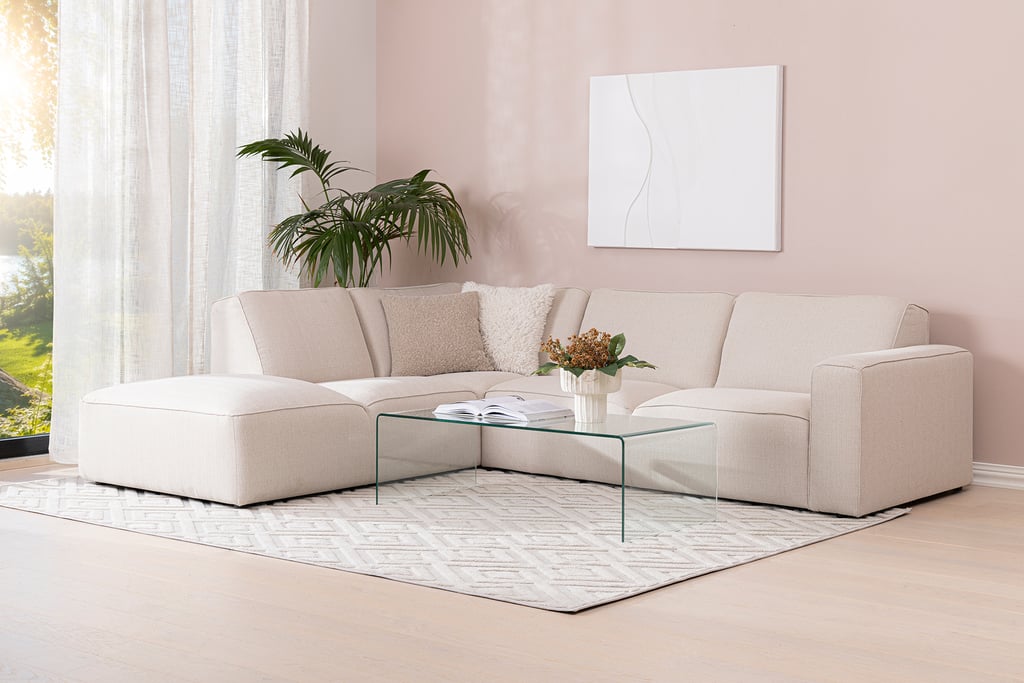 Halli avokulmasohva vasen, beige