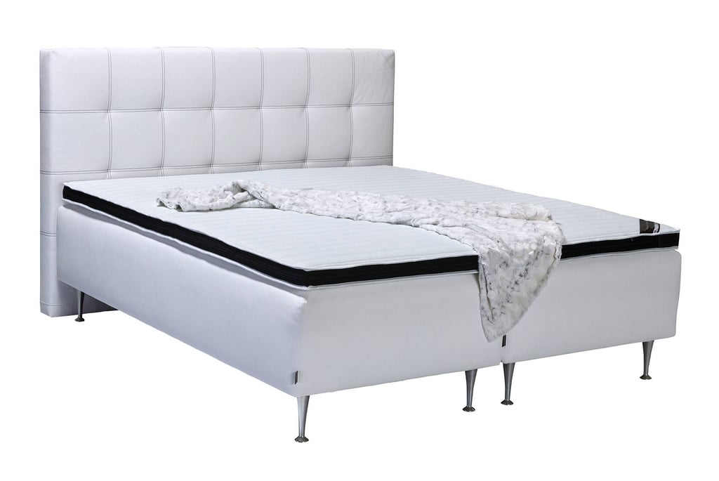 Fly White runkosänky 160/180 x 200 cm: Valkoinen runkopatja, leveys 160 cm, tarjoaa mukavaa tukea ja tyylikkään ilmeen makuuhuoneeseen. Erinomainen valinta moderniin sisustukseen.