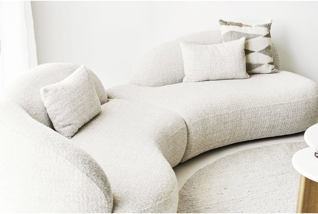 House Nordic matto, käsinkudottu, beige, ø240 cm