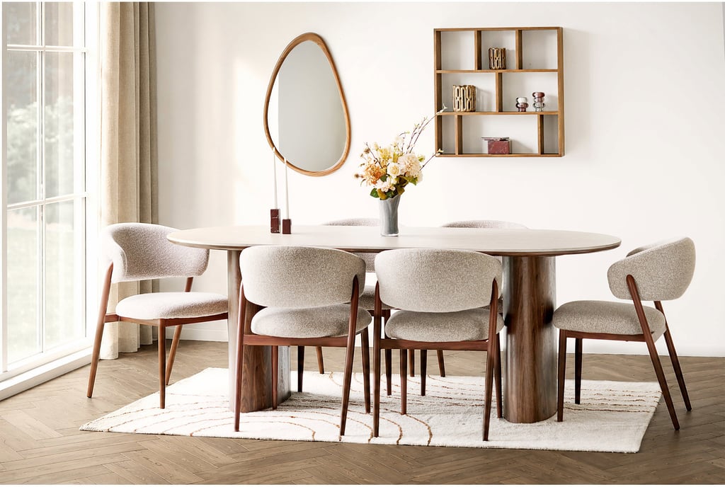 House Nordic matto, puuvilla, beige/ruskea, 160x230 cm