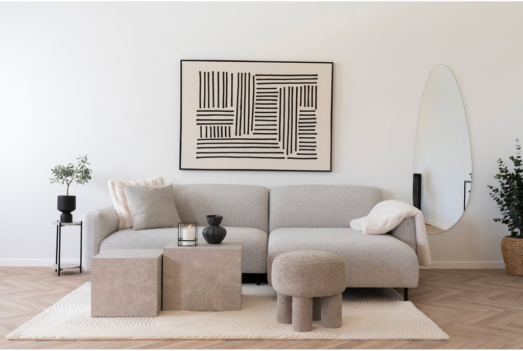 House Nordic matto, käsintuftattu, norsunluu, 200x300 cm