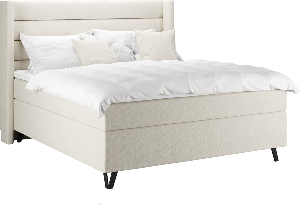 Wonderland Vip jenkkisänky 160x200 (extra hard) beige + Superior Hyperflex petauspatja + pääty