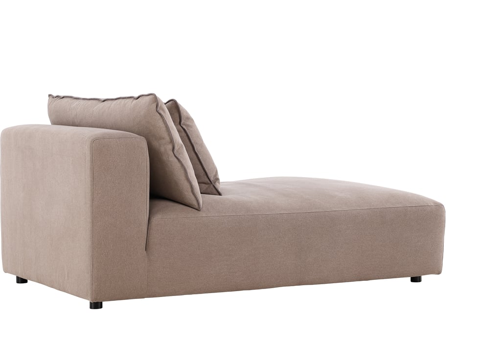 Malö daybed tummanruskea/pellava