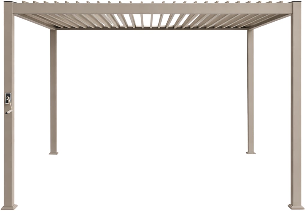 Nordic paviljonki 3x4m säleikkökatolla, khaki