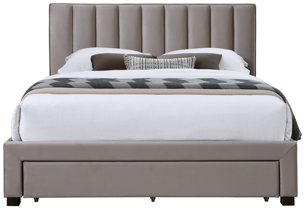 Helmi sängynrunko 160cm säilytyslaatikoilla, beige