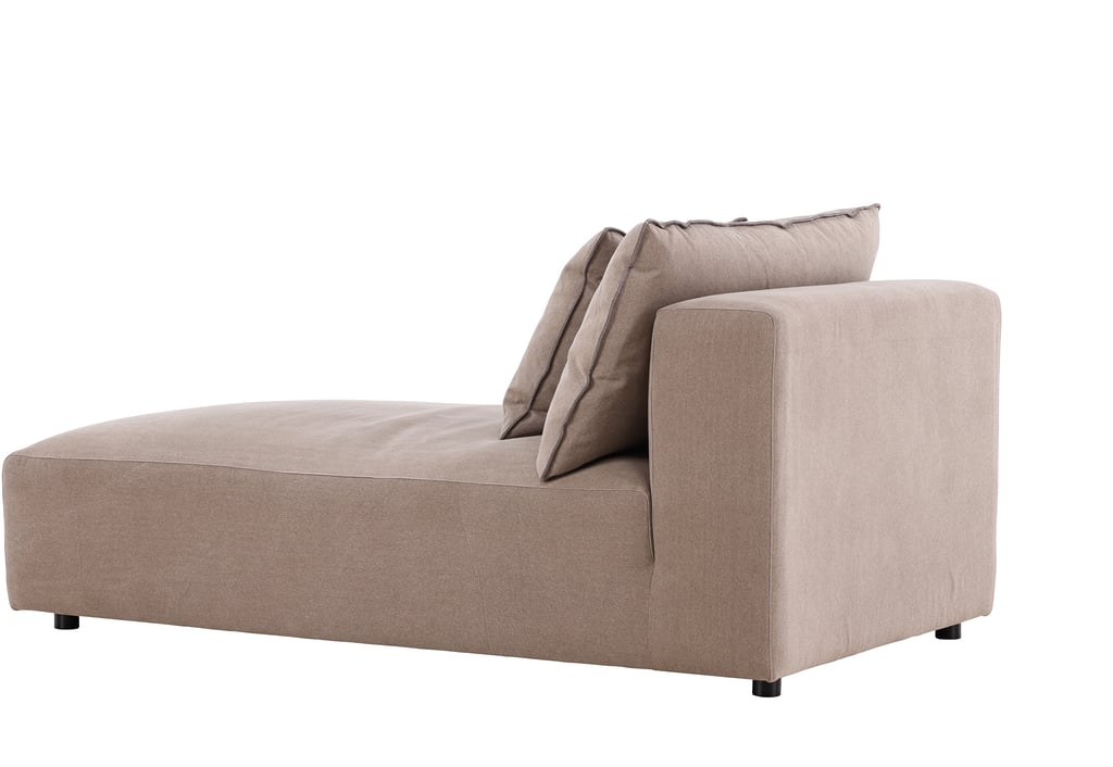 Malö daybed tummanruskea/pellava