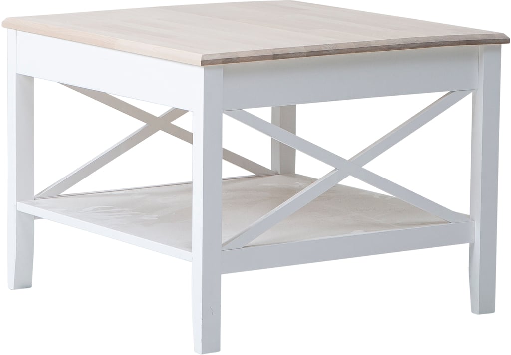 Hovi sohvapöytä 65cm, valkoinen/valkolakattu koivu