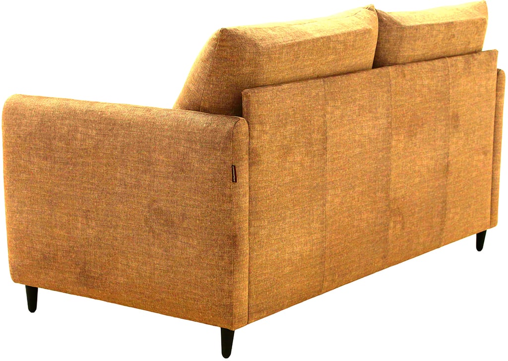 Matera 2-istuttava vuodesohva, glamour 09 keltainen, 126/9 wenge