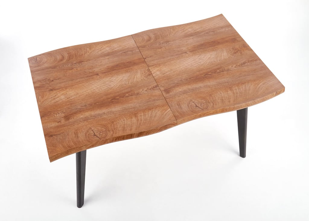 Sola ruokapöytä jatkettava 150-210cm, natural tammi (mdf) / musta