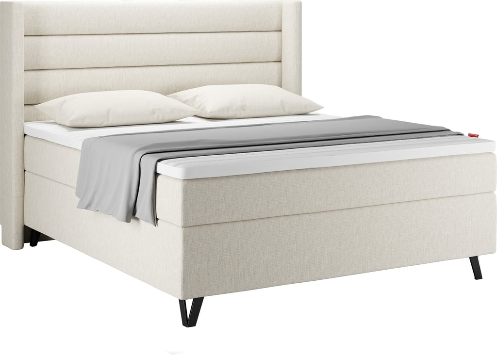 Wonderland Vip jenkkisänky 160x200 (extra hard) beige + Superior Hyperflex petauspatja + pääty