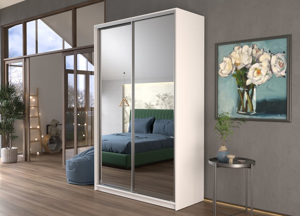 Sandy liukuovikomero 150/60/240 cm + 2 peiliovea