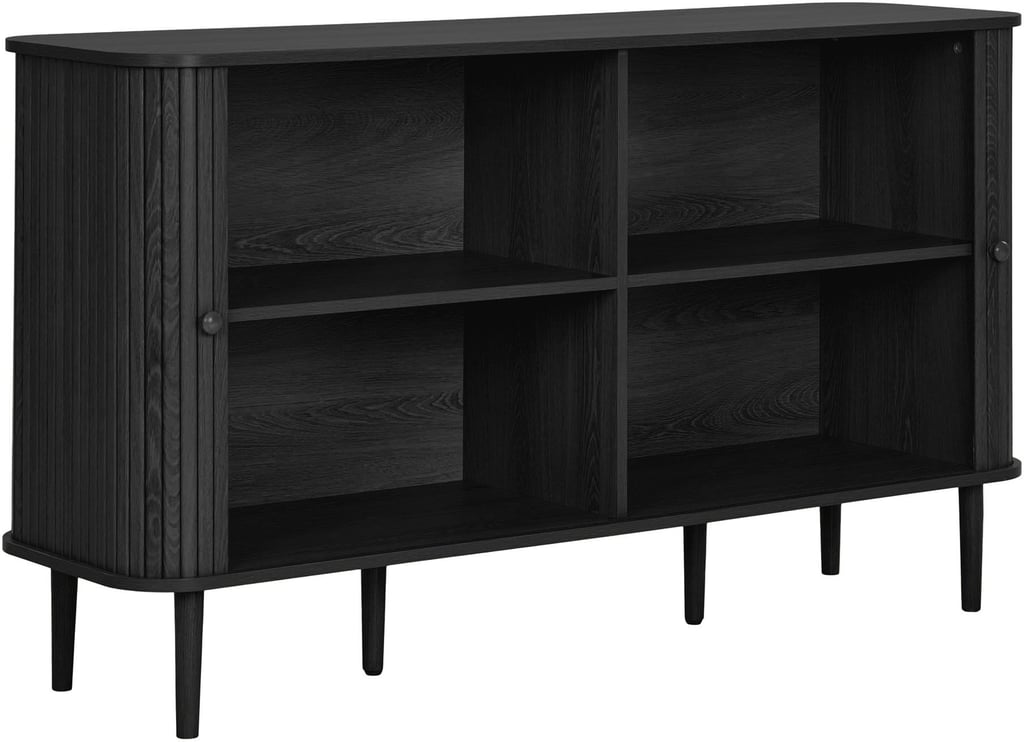 House Nordic senkki, 2 ovea, musta, 140x40x79 cm